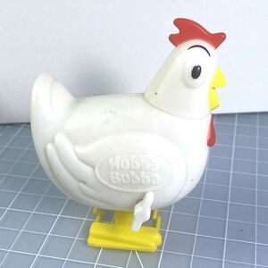Vintage Wind Up Chicken Pooper (No Egg Gumball) Easter Toy 3.75 x 3" Works